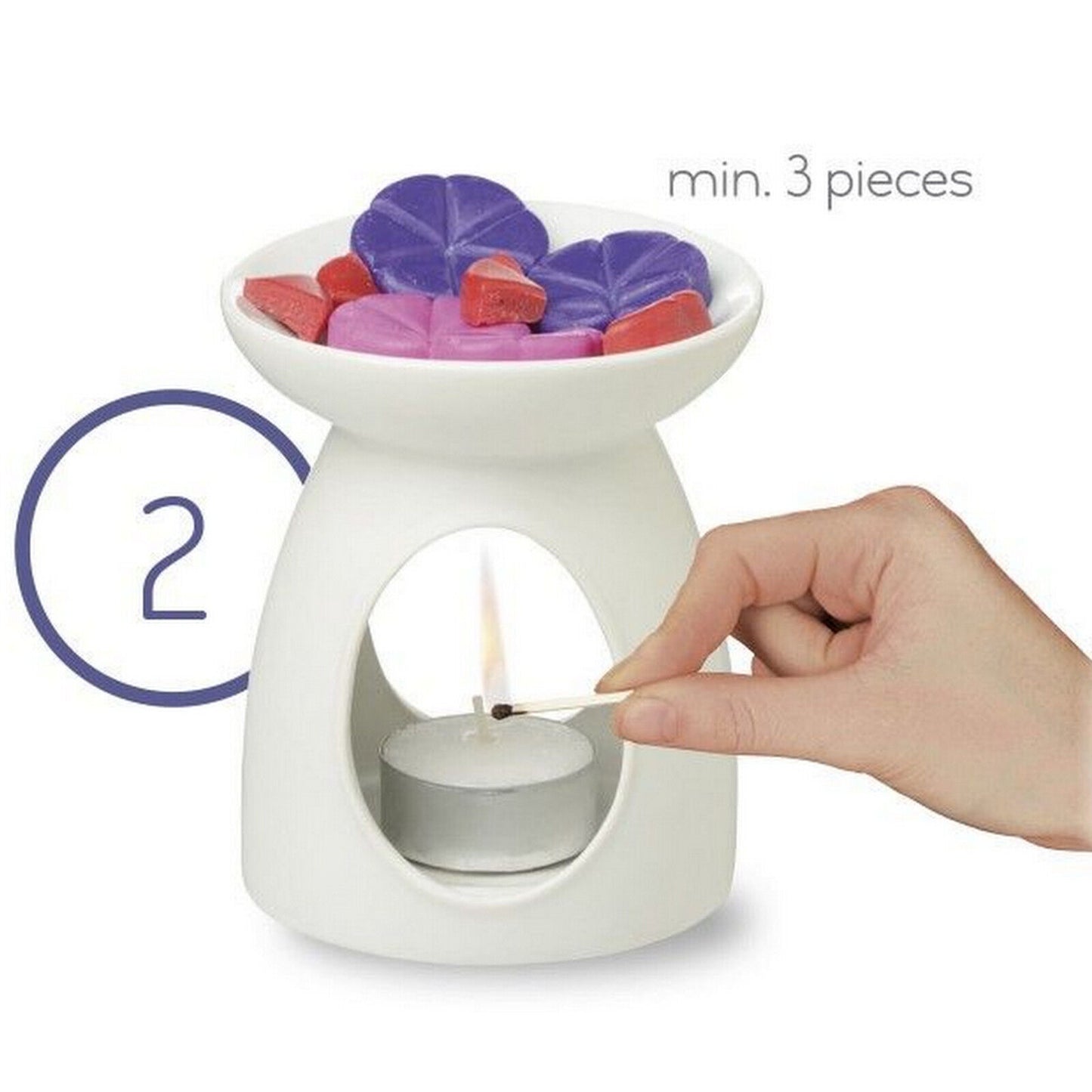 200-teilig Bolsius CREATIONS Schmelzblüten Duftwachs Melts Mix sortiert (8x25er)