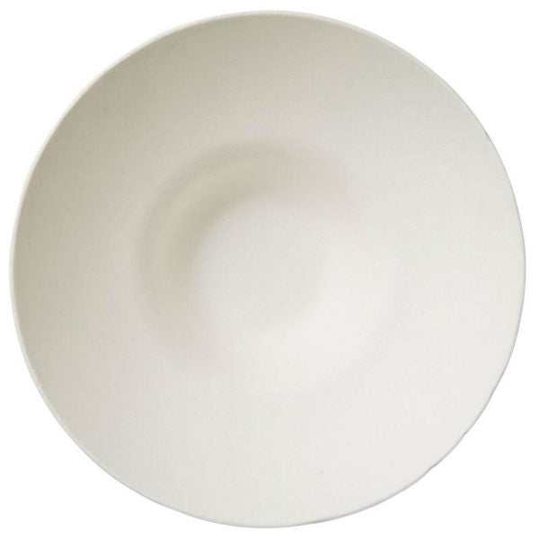 200 Bio Salatschalen Teller Ø19cm Bagasse kompostierbar - weiß (20x10er)