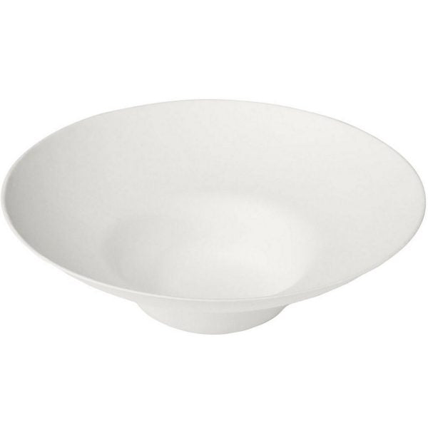 200 Bio Salatschalen Teller Ø19cm Bagasse kompostierbar - weiß (20x10er)