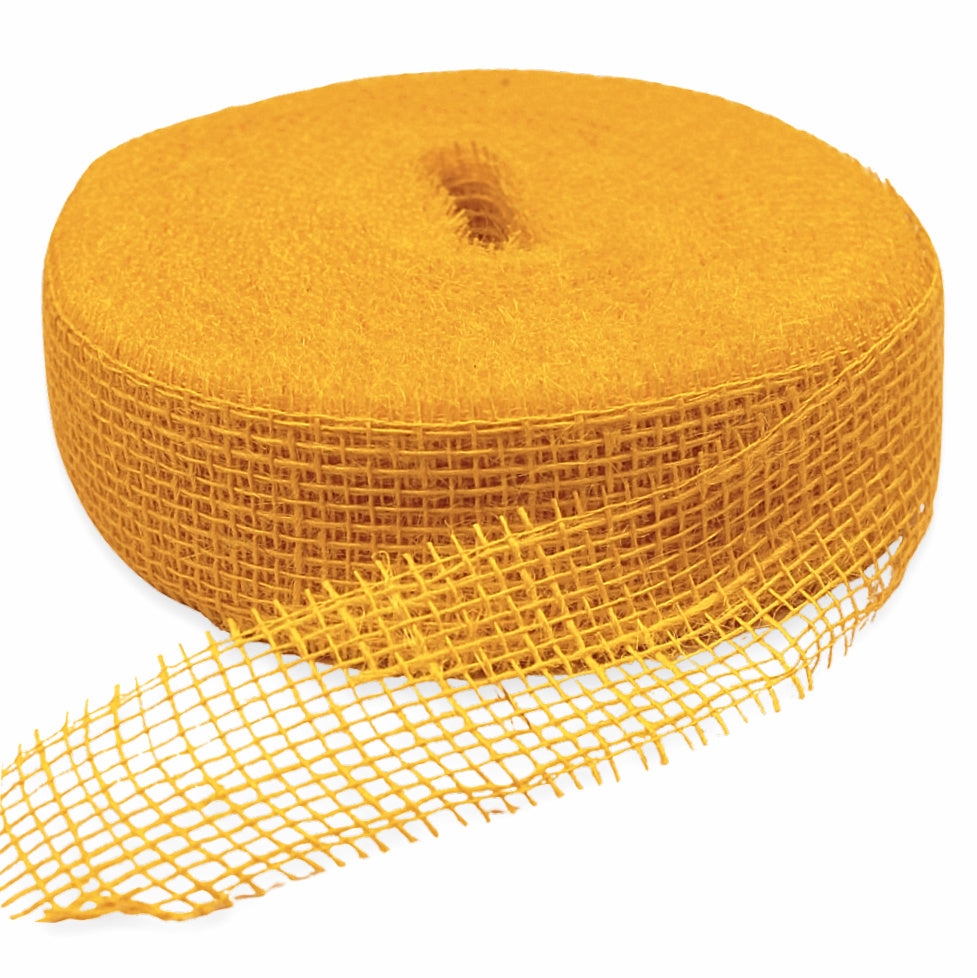40 Meter Juteband 5cm breit Dekoband Rolle