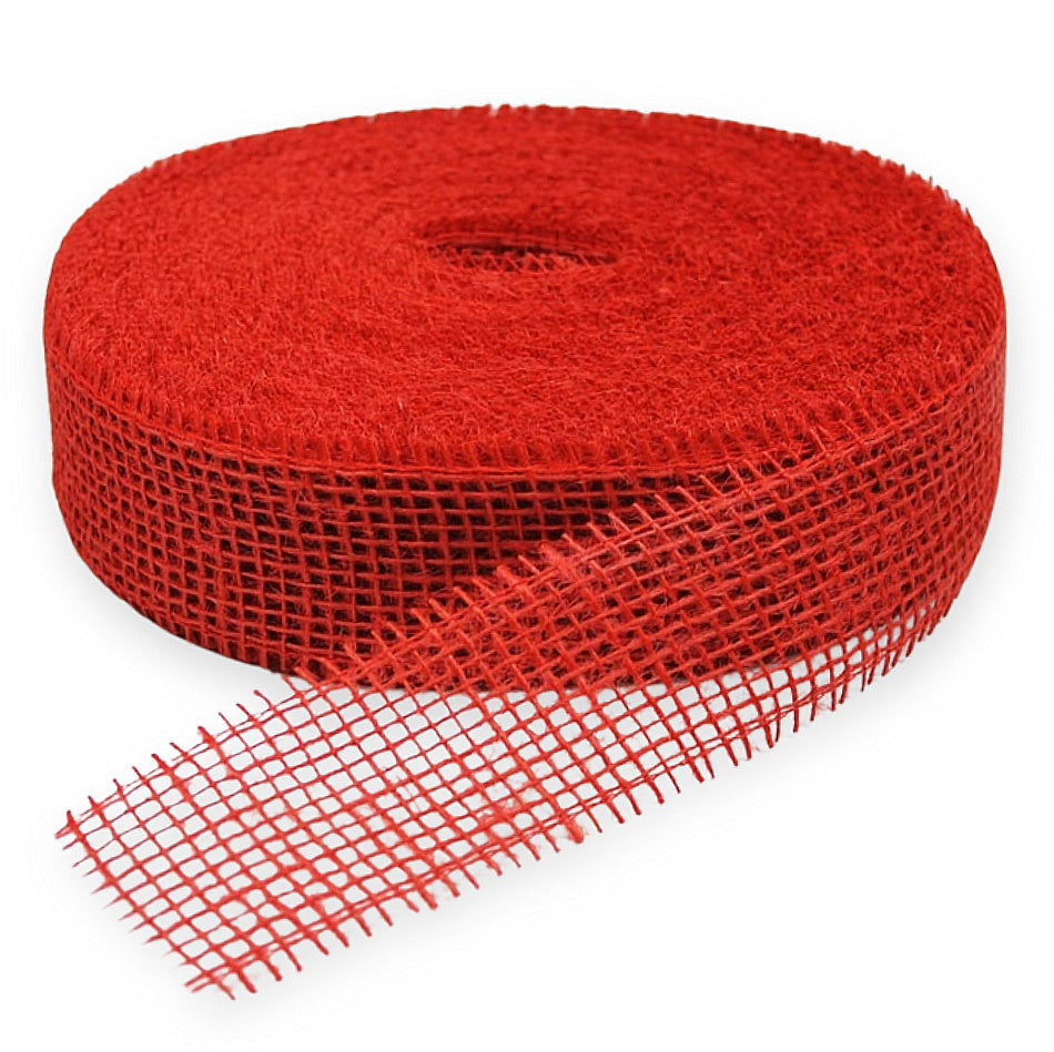 40 Meter Juteband 5cm breit Dekoband Rolle