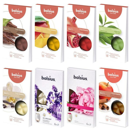 48 Bolsius Aromatic True Scents Wax Melts Duft Schmelzblüten (8x6er)