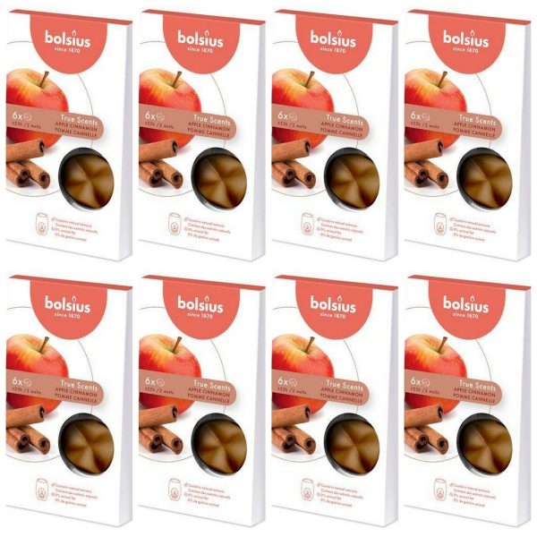 48 Bolsius Aromatic True Scents Wax Melts Duft Schmelzblüten (8x6er)