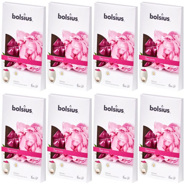 48 Bolsius Aromatic True Scents Wax Melts Duft Schmelzblüten (8x6er)