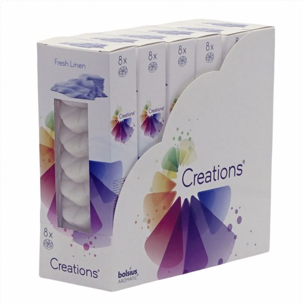 48 Bolsius Creations Schmelzblüten Duftblüten Wax Melts (6x8er)