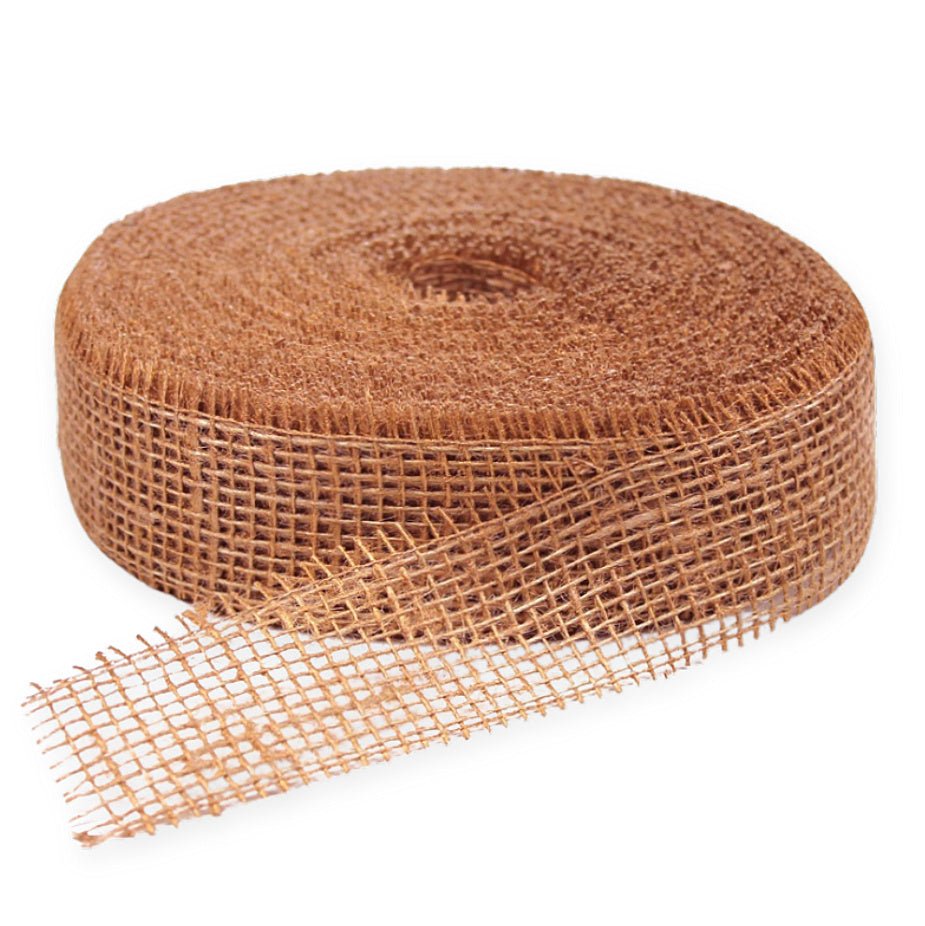 40 Meter Juteband 5cm breit Dekoband Rolle