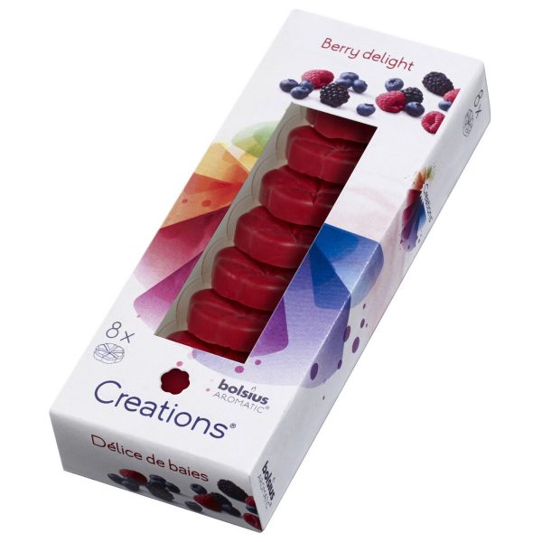 8er Pack Bolsius Creations Schmelzblüten Duftblüten Wax Melts