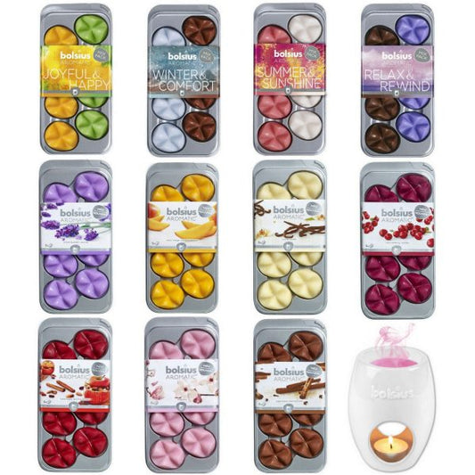 8er Pack Bolsius AROMATIC Wax Melts Schmelzblüten