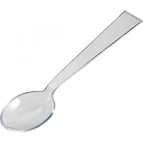 250 Amuse-Bouche Mini Löffel 95mm Fingerfood PS (1 Pack) klar