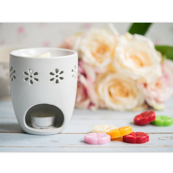 Bolsius Aromatic Duftlampe Keramik Stövchen für Duftwachs Wax Melts Raumduft