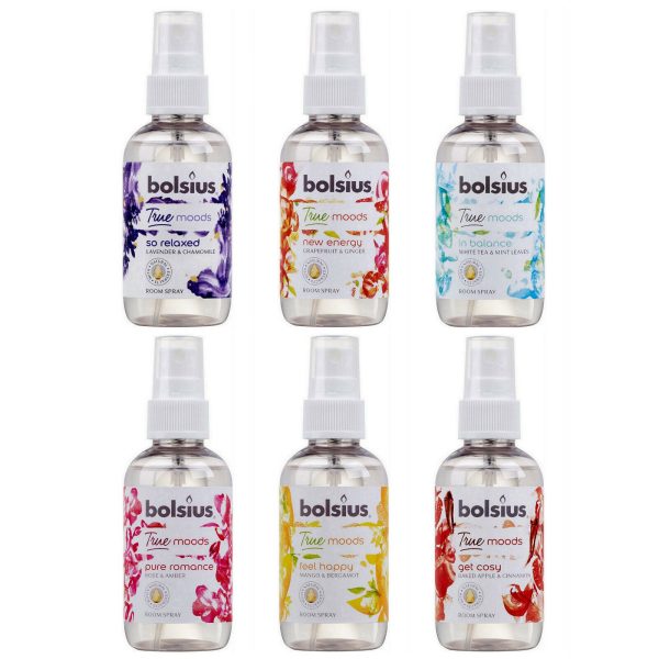 Bolsius Duftzerstäuber Raumspray 75ml Aromatic True Moods Düfte transparent