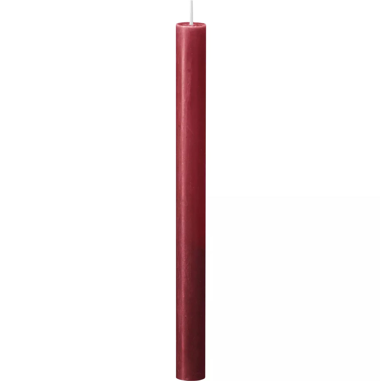 24 Stk Rustik Stabkerzen 270x23mm durchgefärbt Dinnerkerzen