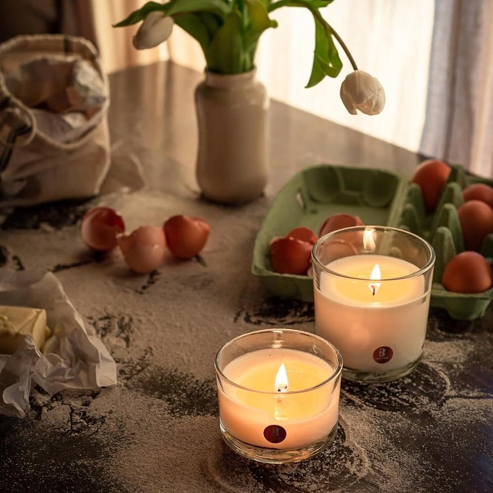 6er Set Bolsius True Scents Duftgläser 80x50mm Duftkerzen Kerzenglas - Fresh Cotton