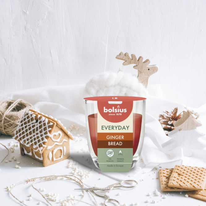 6er Set Bolsius Everyday Duftgläser 80x70mm Duftkerzen Kerzengläser - zweifarbig