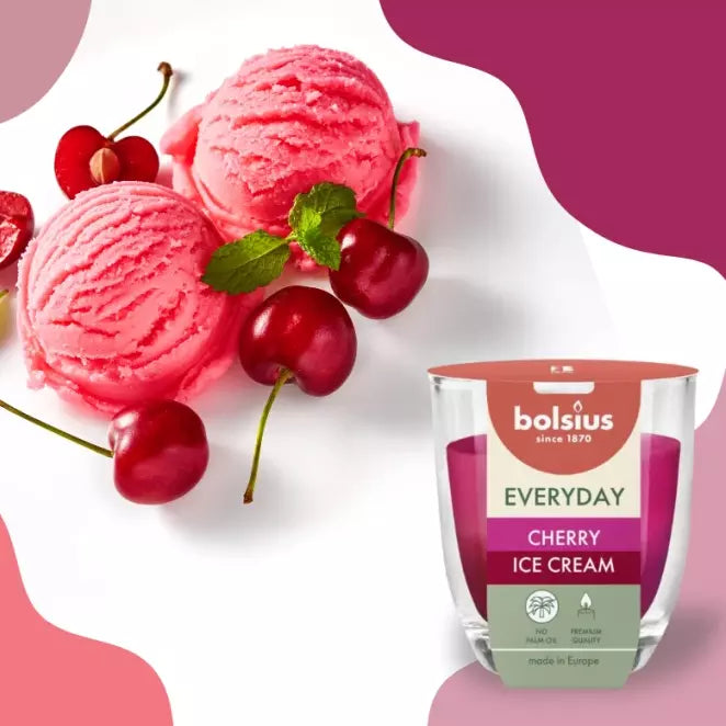 6er Set Bolsius Everyday Duftgläser 80x70mm Duftkerzen Kerzengläser - zweifarbig