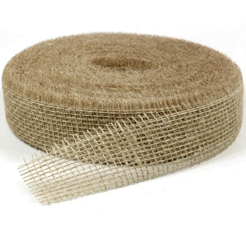 40 Meter Juteband 5cm breit Dekoband Rolle
