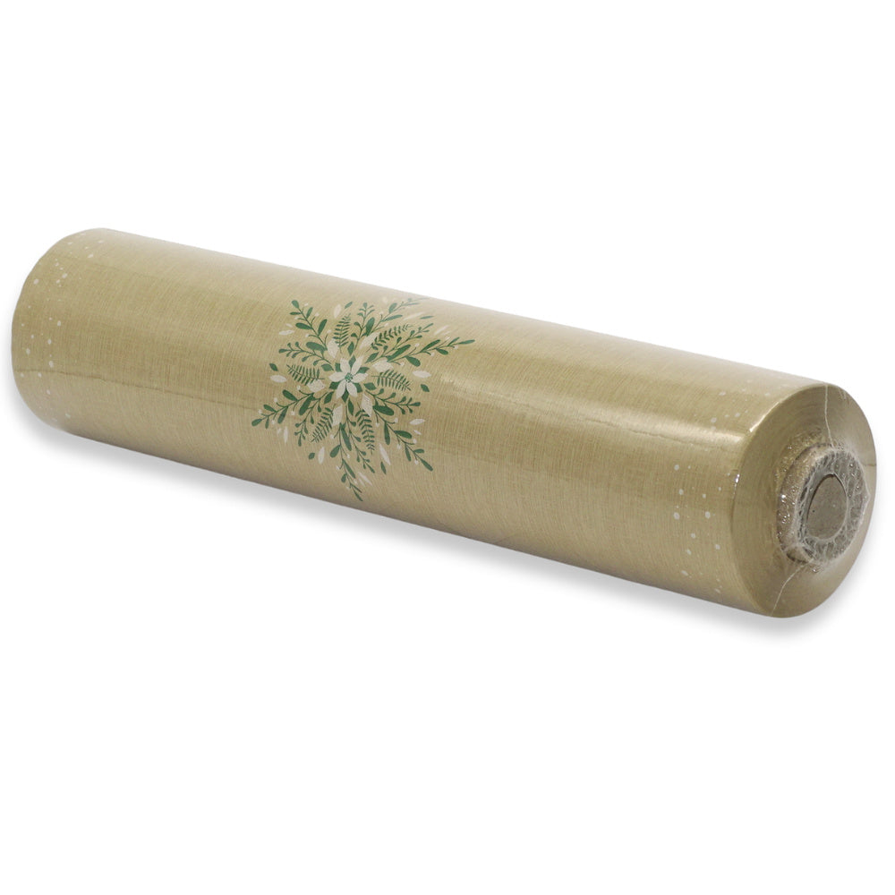24 Meter Dunicel Tischläufer 40cm breit Tischband Weihnachten Natural-Charm braun