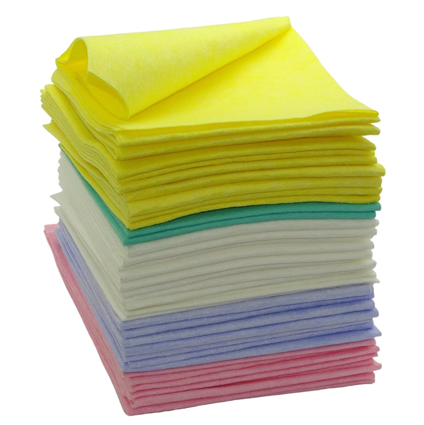 5 kg/ca. 300 Stück Vlies Allzwecktücher Putztücher Restposten - Mix sortiert