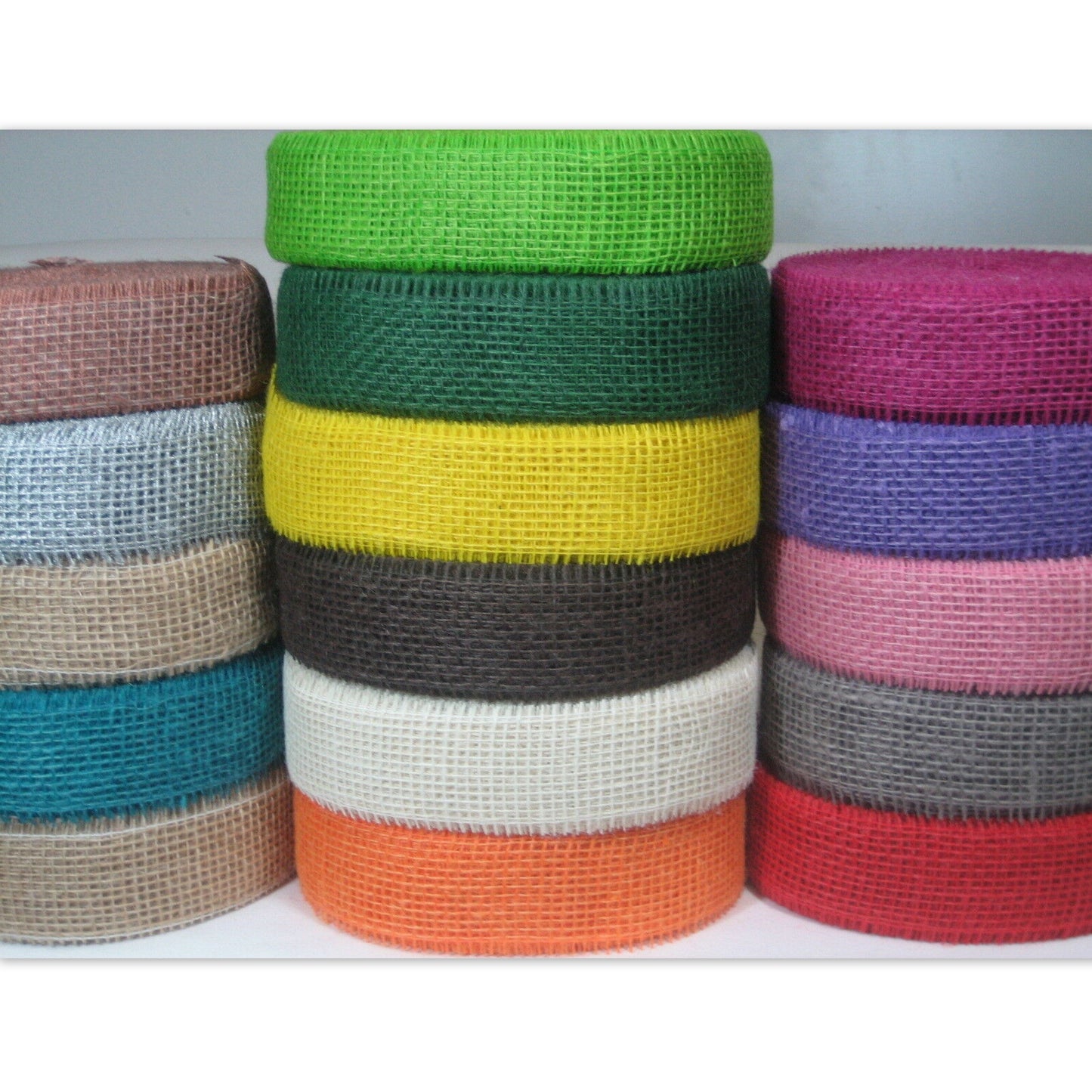 40 Meter Juteband 5cm breit Dekoband Rolle