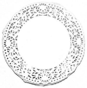 250 Stück Tortenspitzen Tortenpapier Untersetzer Tellerdeckchen Ø 15 cm weiß