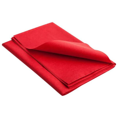 10 Dunicel Mitteldecken 84x84cm Tischdecken Tischtuch stoffähnlich - Rot (10er Pack)