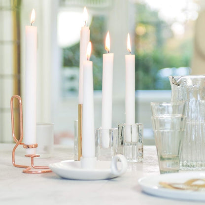 200 Stk Bolsius Professional Spitzkerzen 240x23mm Tafelkerzen - Cremeweiß (2x100er)