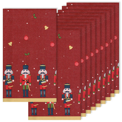 10 Stk Vlies Tischdecken 180x118cm stoffähnlich Tischtuch Weihnachten