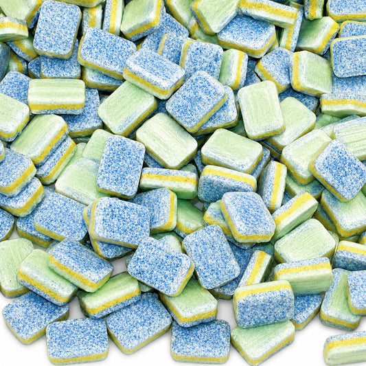 10 kg Spülmaschinentabs ca 500 Stück WASSERLÖSLICHE Folie 12in1 20g/Tab grün-gelb-blau