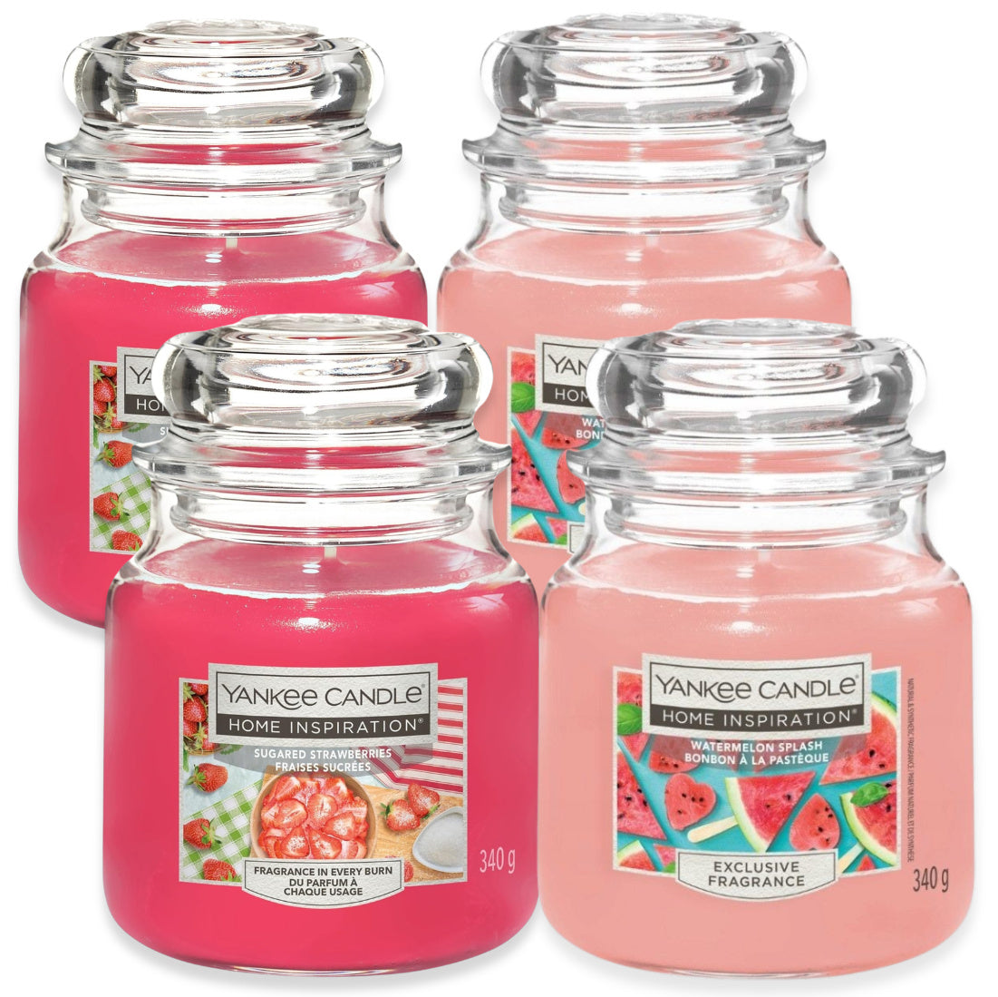 2er Set Yankee Candle Home Inspiration Duftkerzen im Glas – Medium 340g Bonbonglas