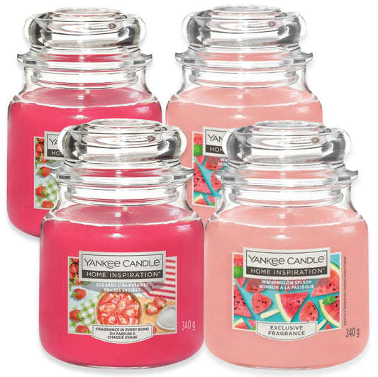 2er Set Yankee Candle Home Inspiration Duftkerzen im Glas – Medium 340g Bonbonglas