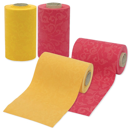 20 Meter Dunicel Tischband 15cm breit Tischläufer Damast