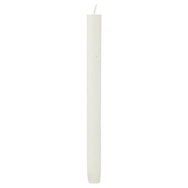 24 Stk Rustik Stabkerzen 270x23mm durchgefärbt Dinnerkerzen