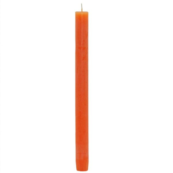 24 Stk Rustik Stabkerzen 270x23mm durchgefärbt Dinnerkerzen