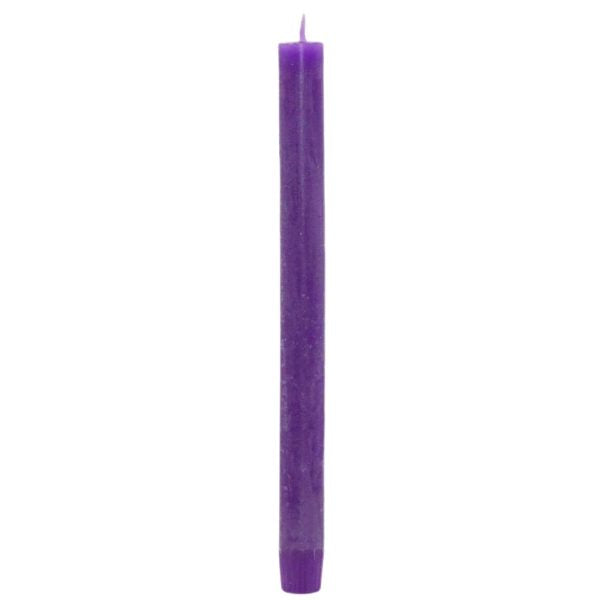 24 Stk Rustik Stabkerzen 270x23mm durchgefärbt Dinnerkerzen