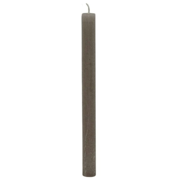 24 Stk Rustik Stabkerzen 270x23mm durchgefärbt Dinnerkerzen