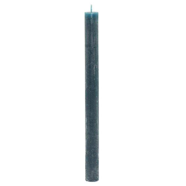 24 Stk Rustik Stabkerzen 270x23mm durchgefärbt Dinnerkerzen