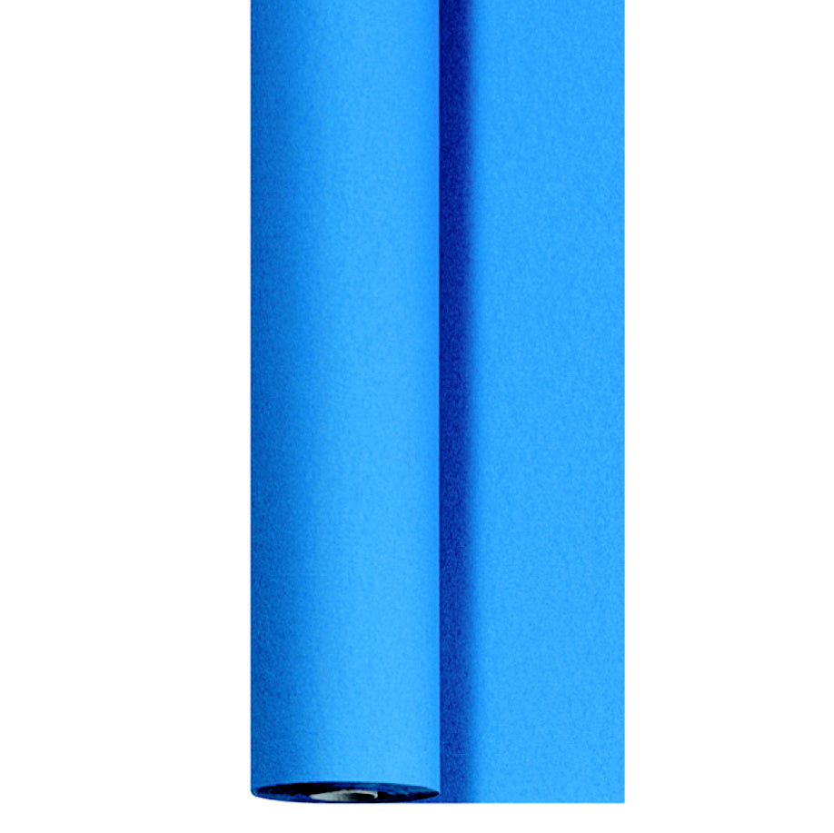 25 Meter Tischdeckenrolle 125cm breit stoffähnliche Tischtuch - Türkis-blau