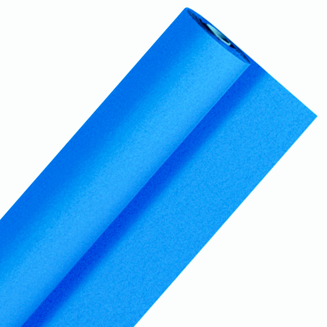25 Meter Tischdeckenrolle 125cm breit stoffähnliche Tischtuch - Türkis-blau