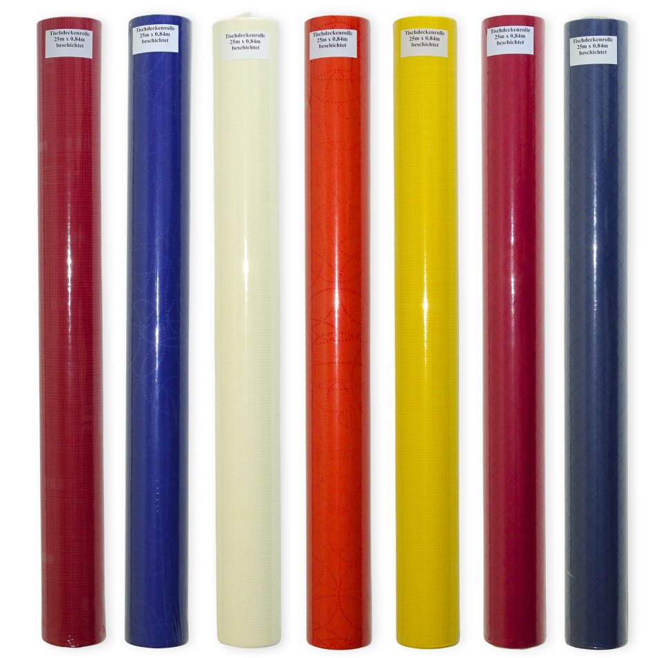 25 Meter Dunisilk Tischdeckenrolle 84cm breit Biertisch Tischtuch abwischbar