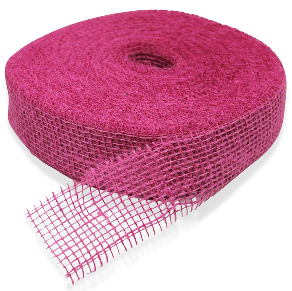 40 Meter Juteband 5cm breit Dekoband Rolle