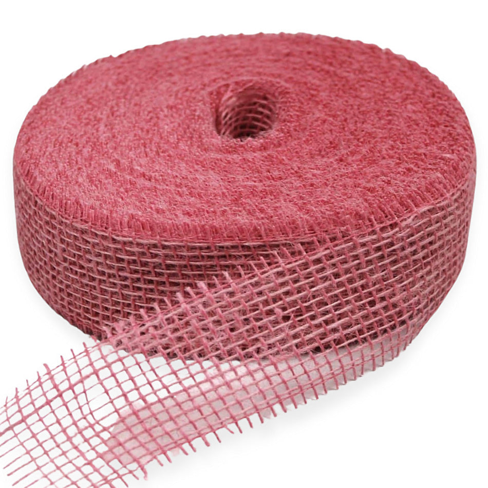 40 Meter Juteband 5cm breit Dekoband Rolle