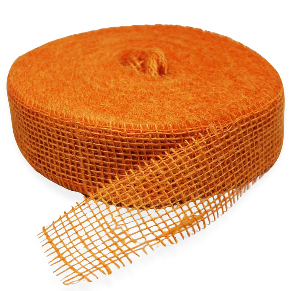 40 Meter Juteband 5cm breit Dekoband Rolle