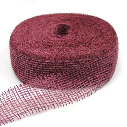 40 Meter Juteband 5cm breit Dekoband Rolle