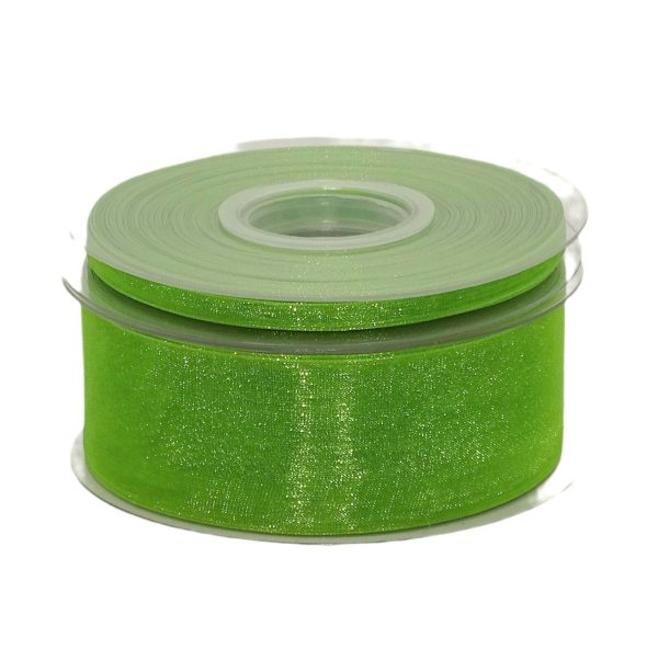 50 Meter Organzaband 6mm/40mm Chiffonband Dekoband