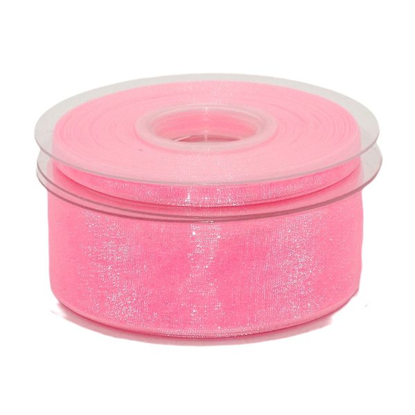 50 Meter Organzaband 6mm/40mm Chiffonband Dekoband