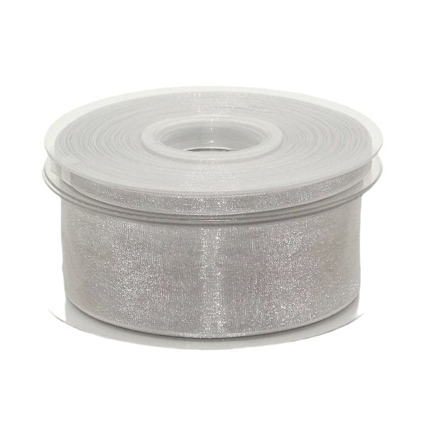 50 Meter Organzaband 6mm/40mm Chiffonband Dekoband