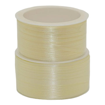 50m Dekoband Satinband - Creme 102