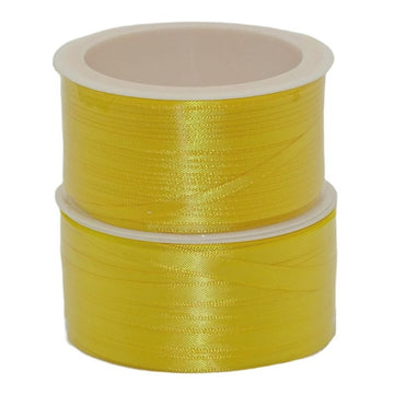 50m Dekoband Satinband - Gelb 245