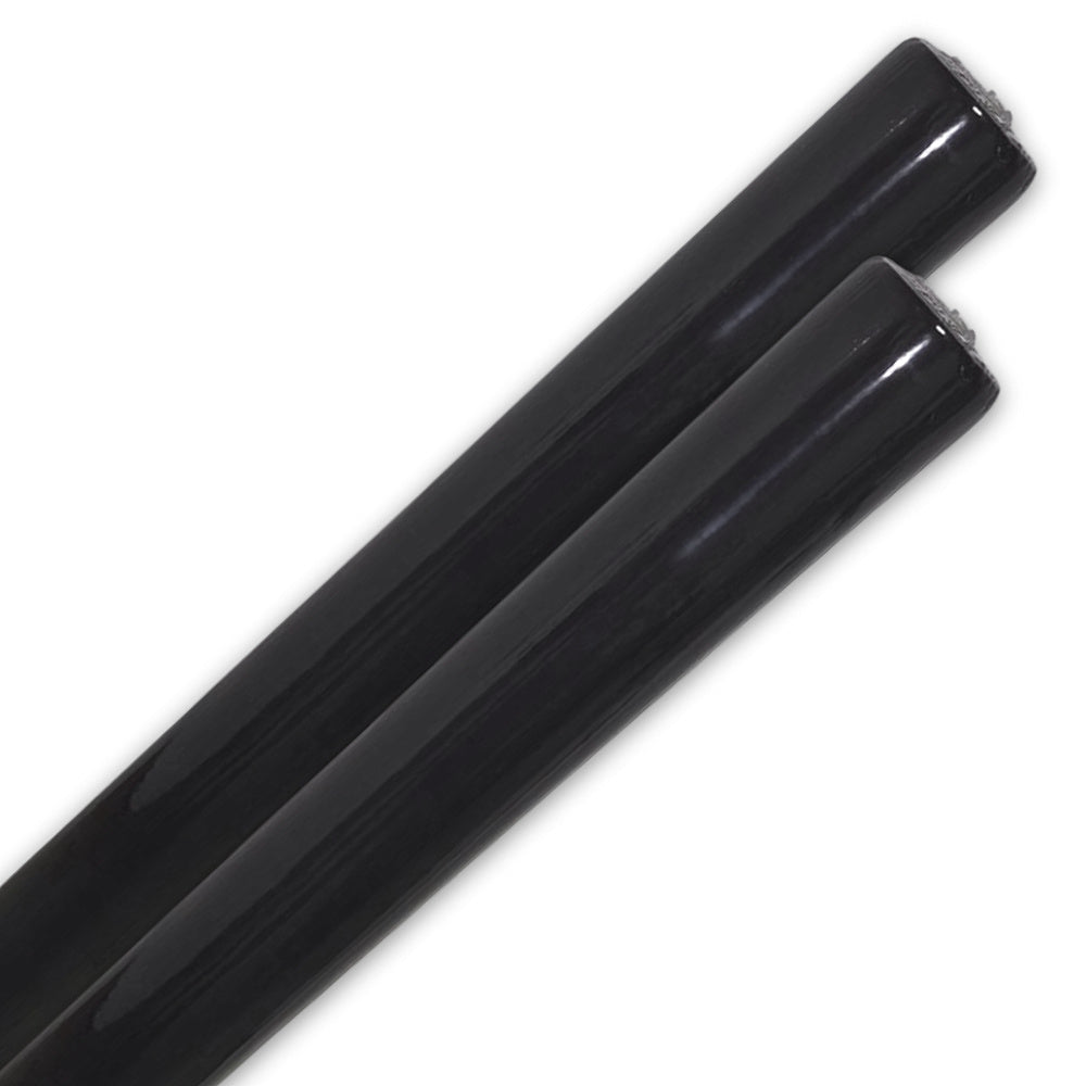 50m Airlaid Vlies Tischdeckenrolle 118cm Breit Tischtuch stoffähnlich Einweg (2 Ro. x 25m) schwarz