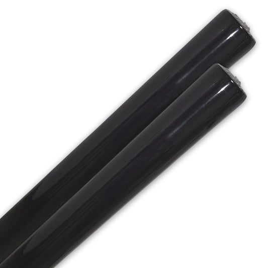 50m Airlaid Vlies Tischdeckenrolle 118cm Breit Tischtuch stoffähnlich Einweg (2 Ro. x 25m) schwarz